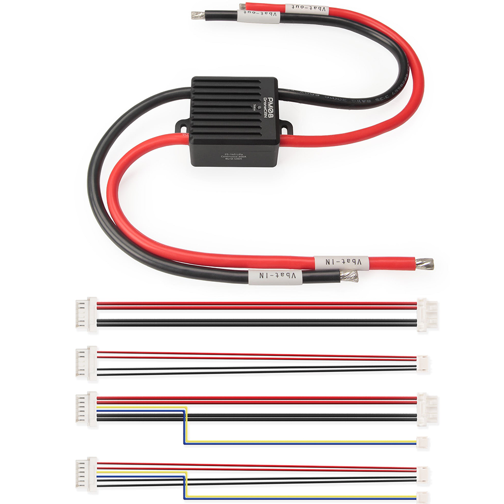 Holybro-PM08-CAN-14S-200A-Powermodul-DroneCAN-Protokoll-Zwei-5V-BEC-Ausgaumlnge-fuumlr-PX4-Flugsteue-2019363-4